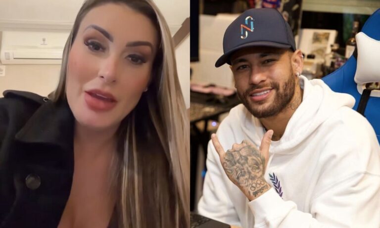 Andressa Urach afirma ter se envolvido com Neymar após participação em A Fazenda