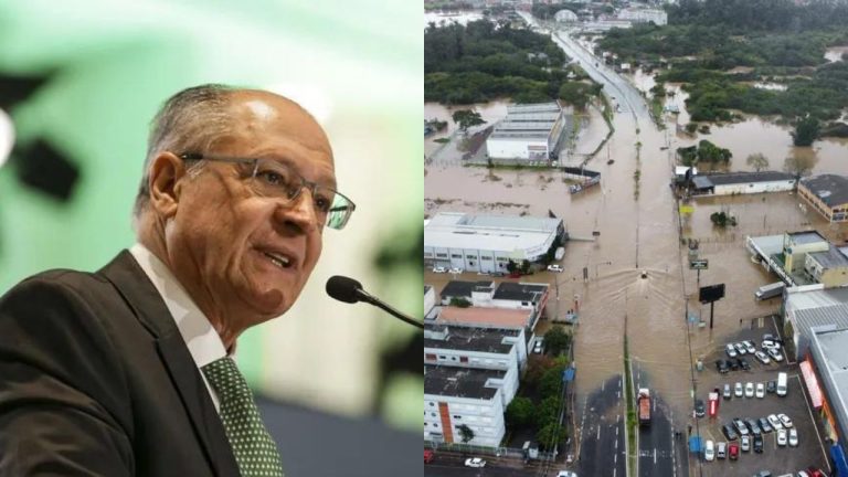 Alckmin anuncia R$ 741 milhões para socorrer Rio Grande do Sul após ciclone