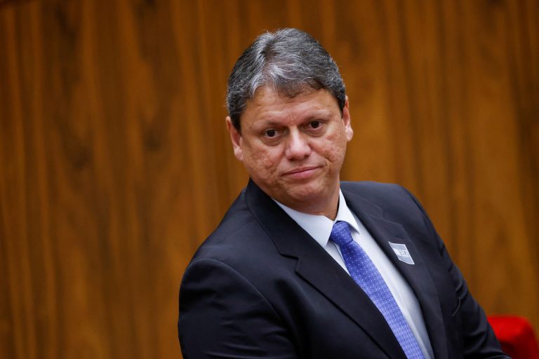 Sao Paulo Governor-Elect Tarcisio Gomes de Freitas attends an inauguration ceremony for new judges of Brazil's Superior Court of Justice in Brasilia