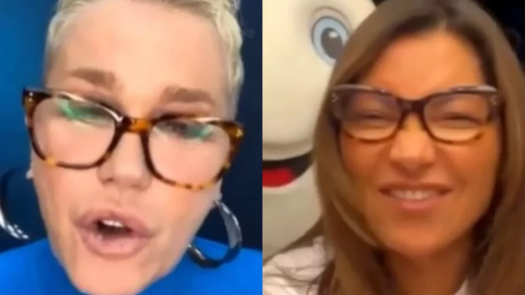Xuxa se irrita e ofende usuário da internet que criticou governo em live com Janja e Ministra da Saúde