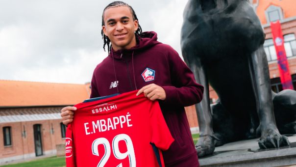 Kylian Mbappé celebra contrato profissional do irmão Ethan com o Lille após saída do PSG