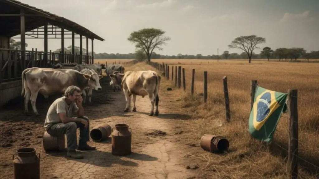 Importações e Queda nos Preços Pressionam Setor Leiteiro no Brasil